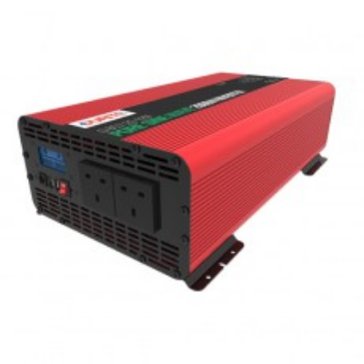 Durite 0-857-20 2000W 12V DC to 230V AC Compact Sine Wave Voltage Inverter PN: 0-857-20